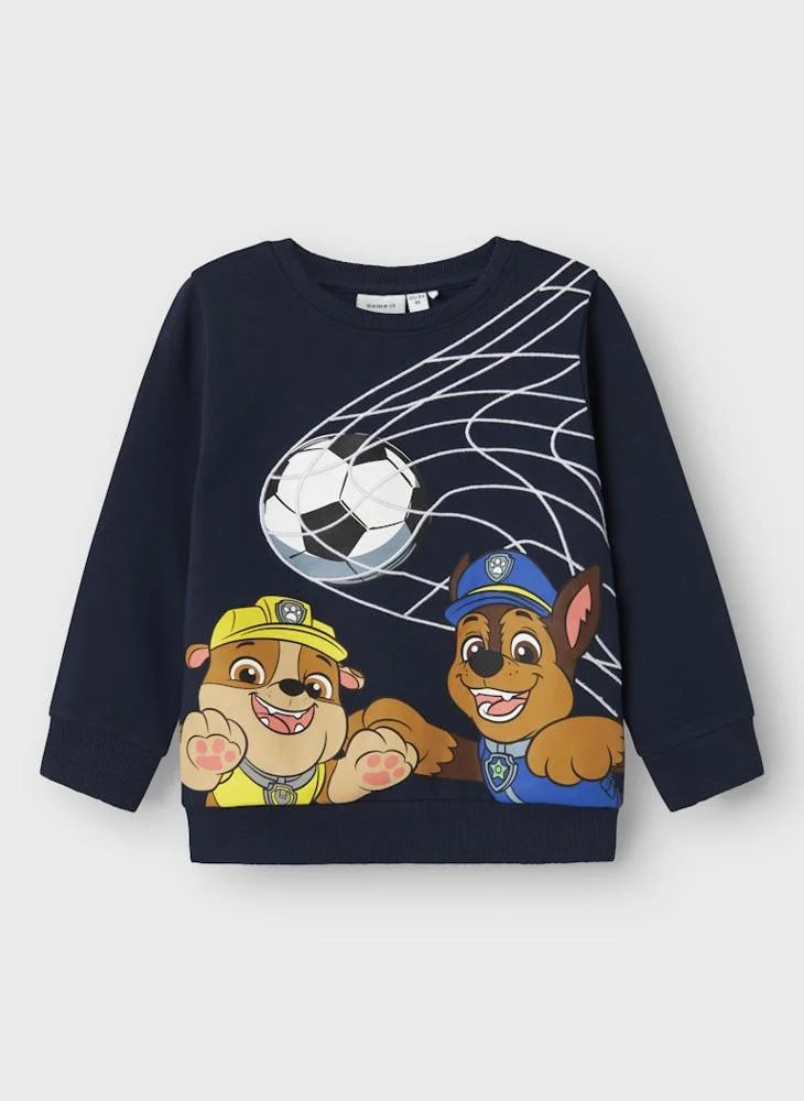 NAME IT Kids Nmmjaako Paw Sweatshirt