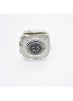 Generic For Apple Watch Apple Watch S8 Ultra Protective Case Tpu Hollow Half Soft Case Silicone-Color:Transparent-Dimensions:49MM  - Image 3