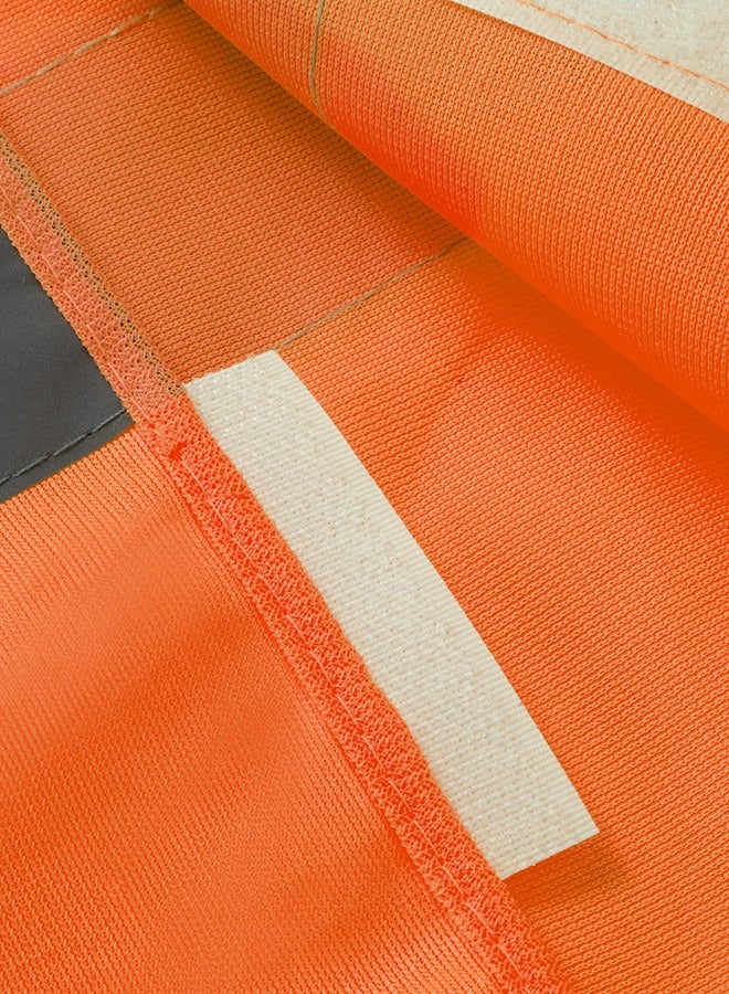 LAWAZIM High Visibility Safety Vest - 120g- Breathable Unisex Workwear with Reflective Stripes - for Construction Roadside Security Work Traffic Control Cycling Jogging and Outdoor Activities - Image 4