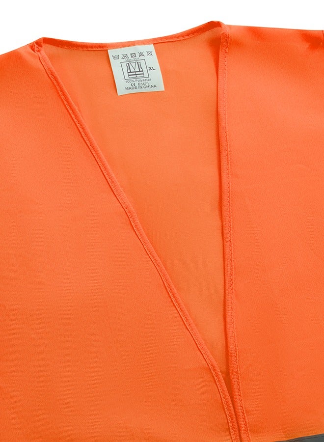 LAWAZIM High Visibility Safety Vest - 120g- Breathable Unisex Workwear with Reflective Stripes - for Construction Roadside Security Work Traffic Control Cycling Jogging and Outdoor Activities - Image 3