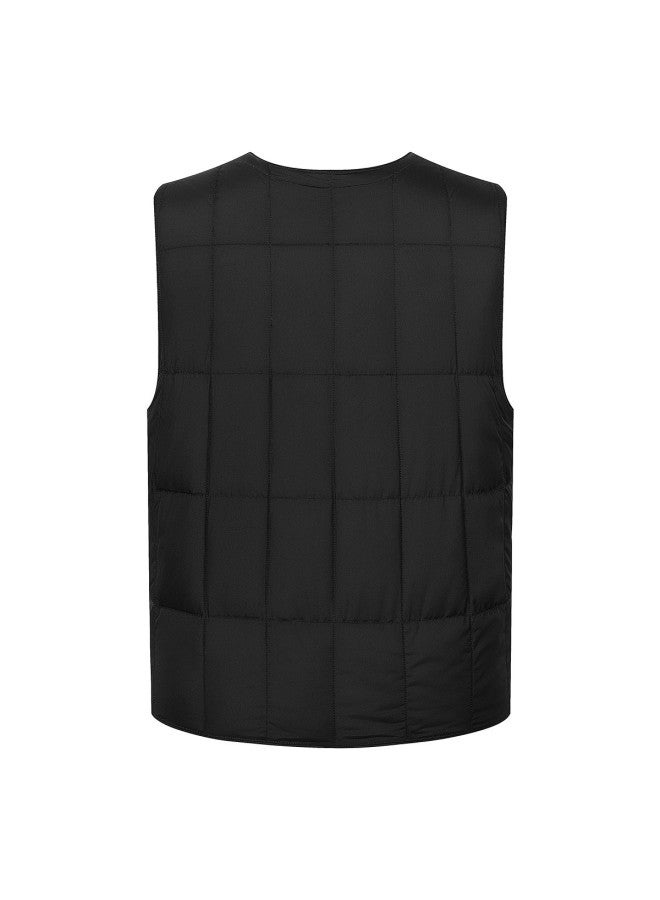 YaYa Winter Men's Lightweight Down Vest Inner Shirt Warm Casual Short Men's Down Vest Waistcoat Men - Image 4
