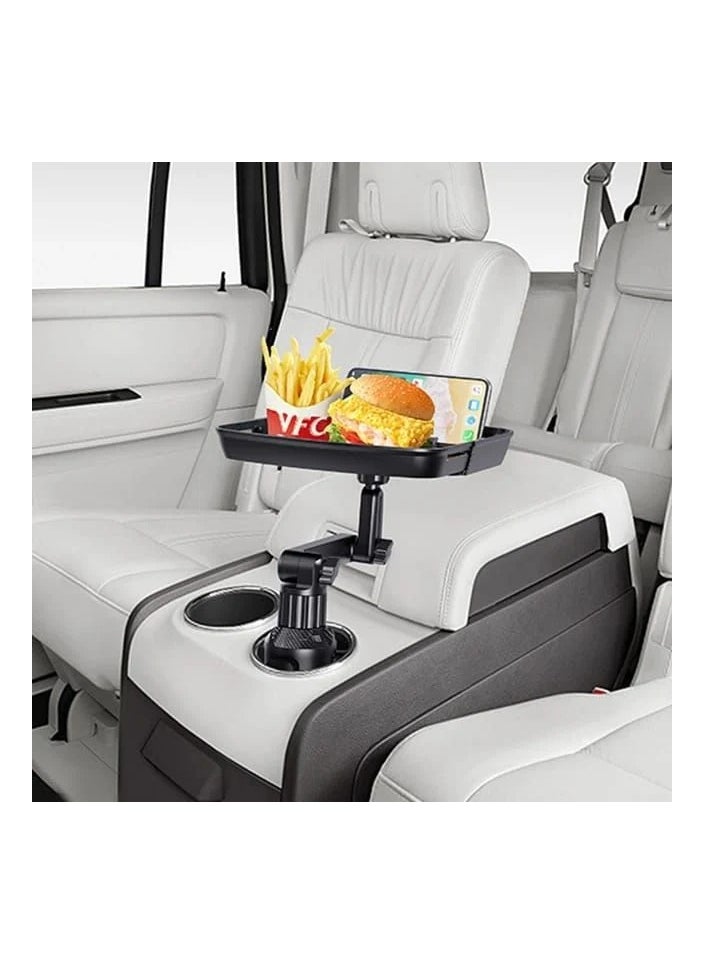 Generic - Car Tray For Adjustable  Eating Car Tray Table Passenger Seats Multifunctional Stretchable Cup Holder Desk With Phone Holder Car - Image 1