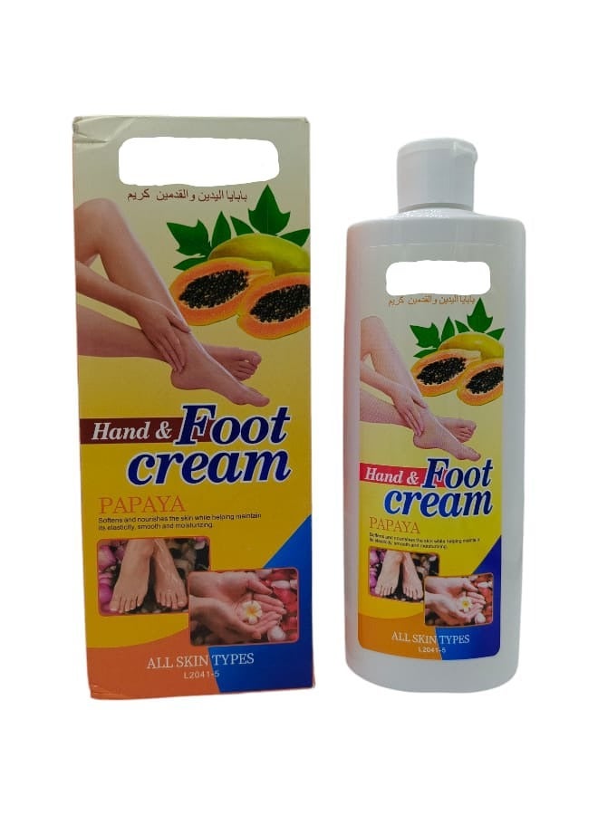 Generic Papaya Hand And Foot Cream Softens And Nourishes The Skin 300 ml 
