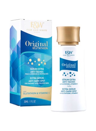 glutathion extra Fair and White Original Serum Anti-Dark Spot White 30ml | Best Price KSA Immunocal Platinum Glutathione Precursor