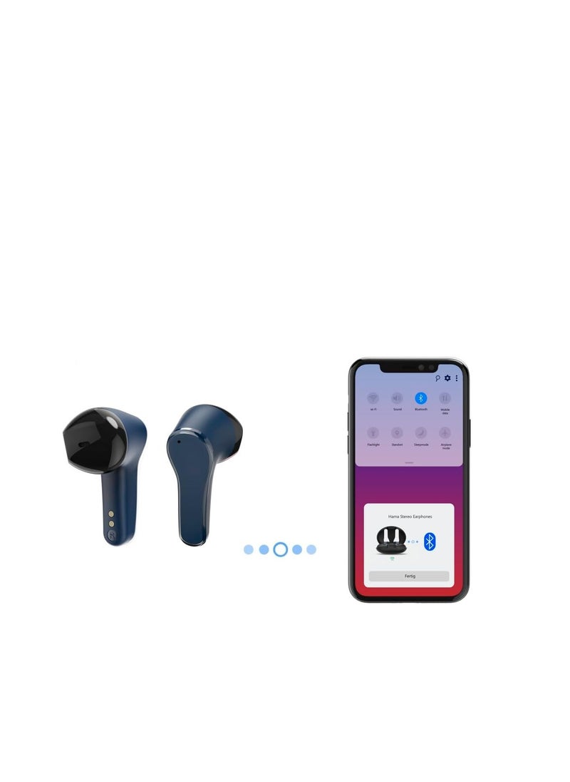 Hama Hama 184169 "Spirit Unchained" ENC True Wireless Earbuds, Blue  - Image 5