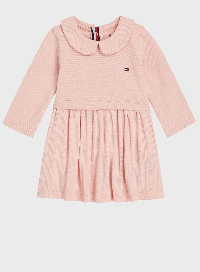 TOMMY HILFIGER Kids Logo Tiered Dress