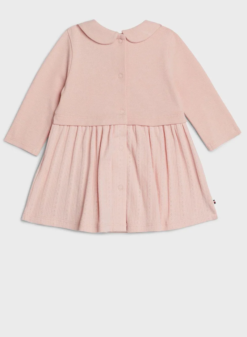 TOMMY HILFIGER Kids Logo Tiered Dress