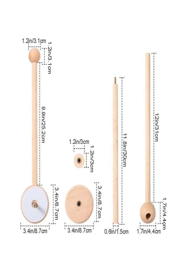 PandaEar Baby Crib Mobile Arm, Beech Wooden Mobile Holder with Anti-Slip Attachment, Baby Mobile Hanger for Crib Nursery Décor Accessories - Image 3
