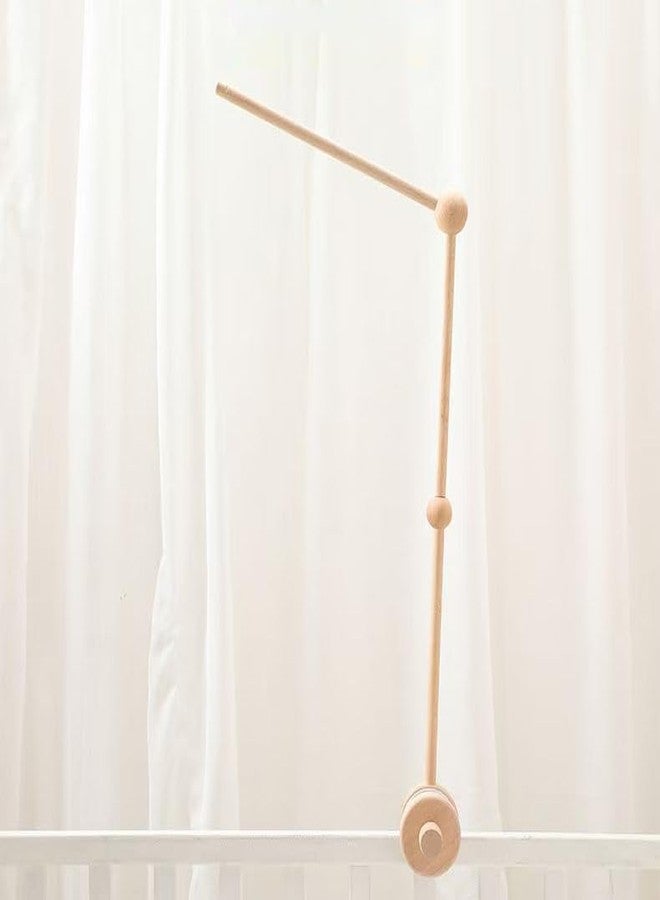 PandaEar Baby Crib Mobile Arm, Beech Wooden Mobile Holder with Anti-Slip Attachment, Baby Mobile Hanger for Crib Nursery Décor Accessories - Image 5