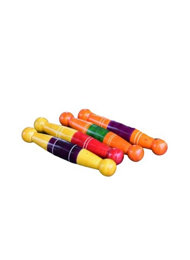 neotea Wooden Baby Teether Stick Pack Of 4 Multicolor Combo Pack - Image 2