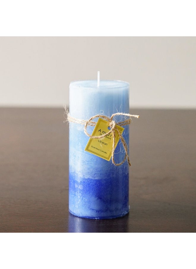 Amara Pillar Candle Pillar Candles Decorative Candles Birthday Candles SPA Candles Party Candles Long Burning Hours Multi Blue 7X15Cm 460G - pzsku/ZF99D47CF06CD935D35B0Z/45/_/1723747944/dc5c6c33-3310-4040-8037-7cf19d5570aa