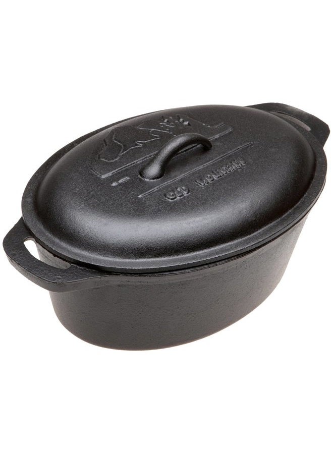 Old Mountain 4-Qt. Pre-Seasoned Casserole with Dome Lid - Image 1