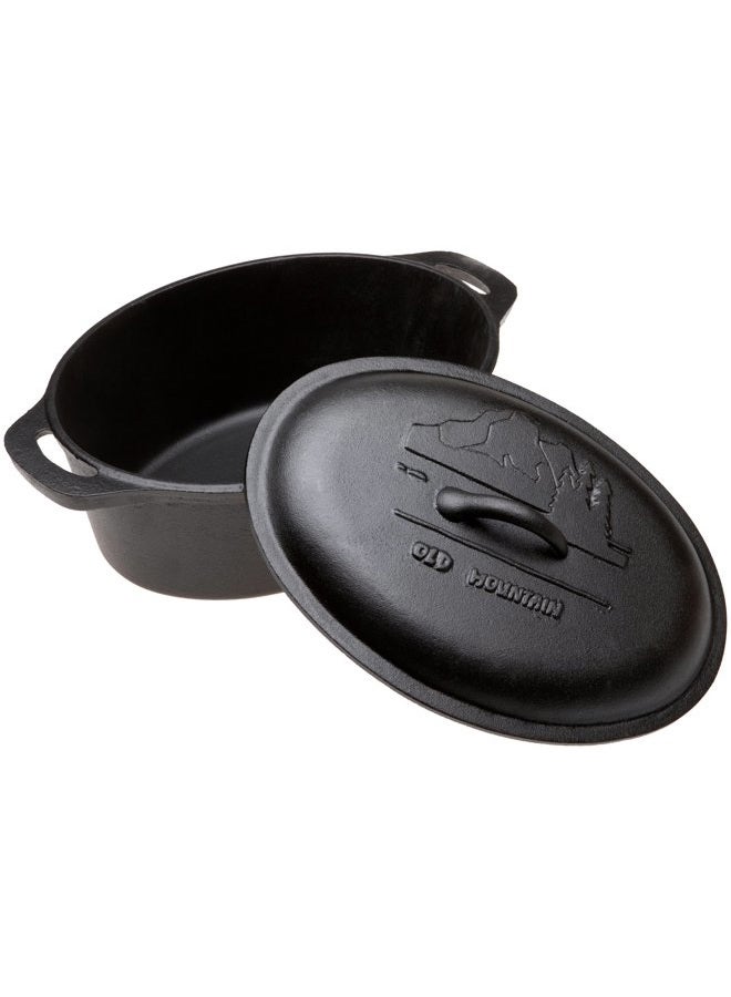 Old Mountain 4-Qt. Pre-Seasoned Casserole with Dome Lid - Image 2