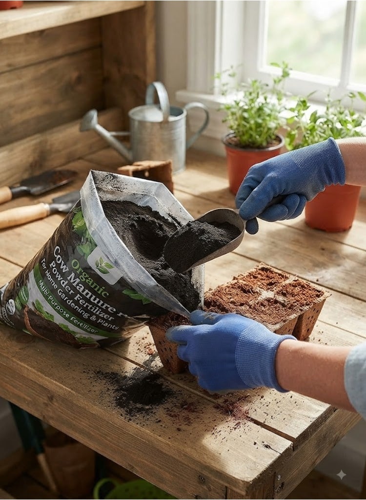KNP Organic Cow Manure Powder Fertilizer For Home Gardening & Plants Multi-Purpose Fertilizers 2 KG - Image 3