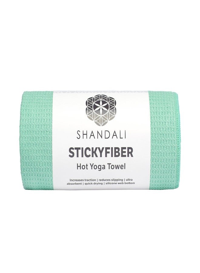 Shandali (Standard, Gray) - Shandali Hot Yoga Towel - Stickyfiber Yoga Towel - Mat-Sized, Microfiber, Super Absorbent, Anti-Slip, Injury Free, 60cm x 180cm - Best Bikram Yoga Towel - Exercise, Fitness, Pilates, and Yoga Gear - Image 1