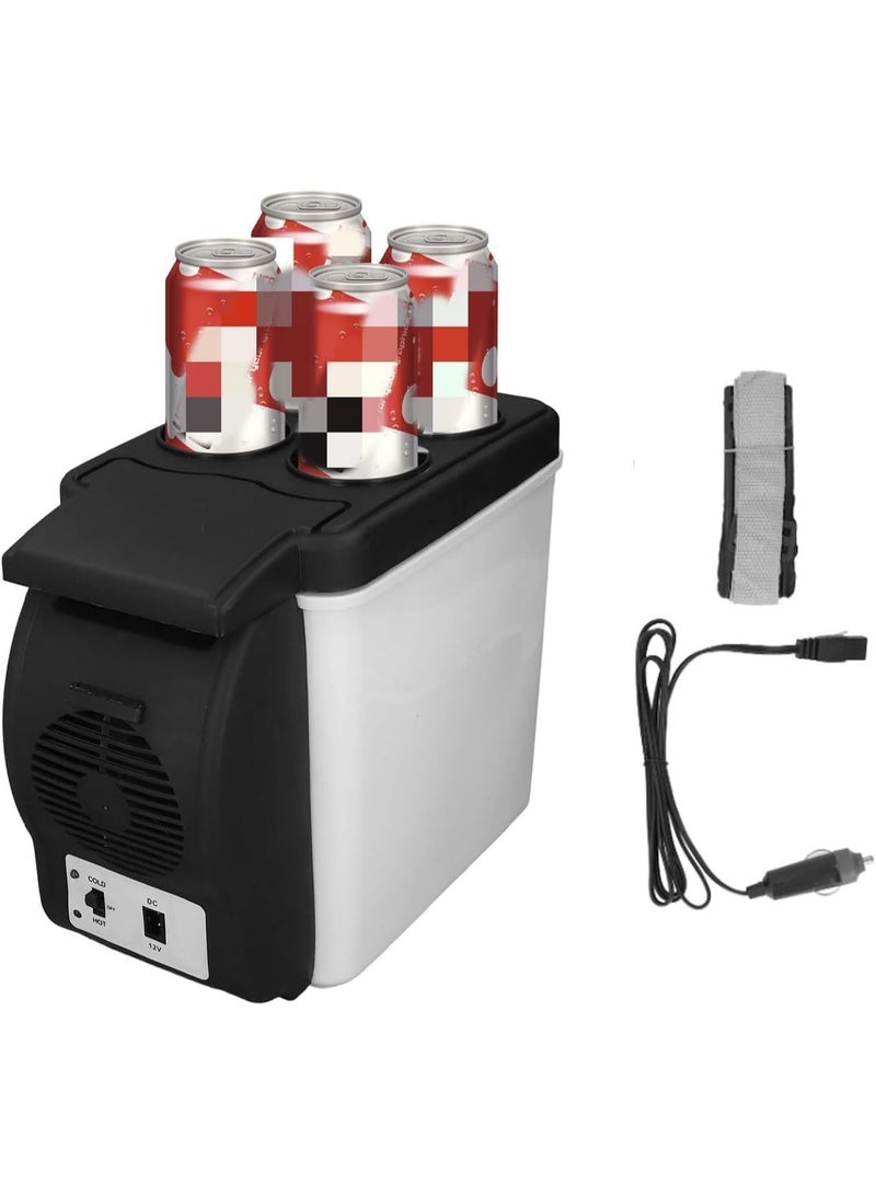12V car refrigerator, a portable cooling and heating unit with a 6-liter capacity; suitable for RVs, home use, travel, camping, fishing, and outdoor activities. - Image 3