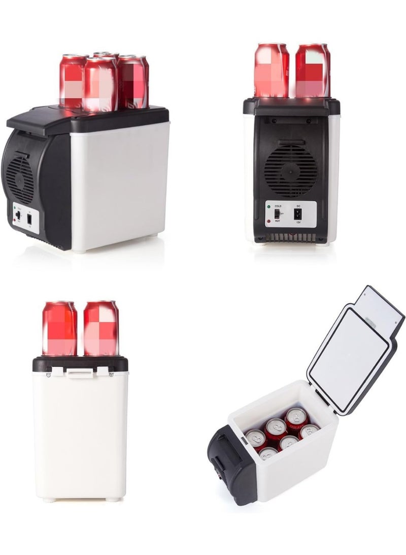 12V car refrigerator, a portable cooling and heating unit with a 6-liter capacity; suitable for RVs, home use, travel, camping, fishing, and outdoor activities. - Image 2