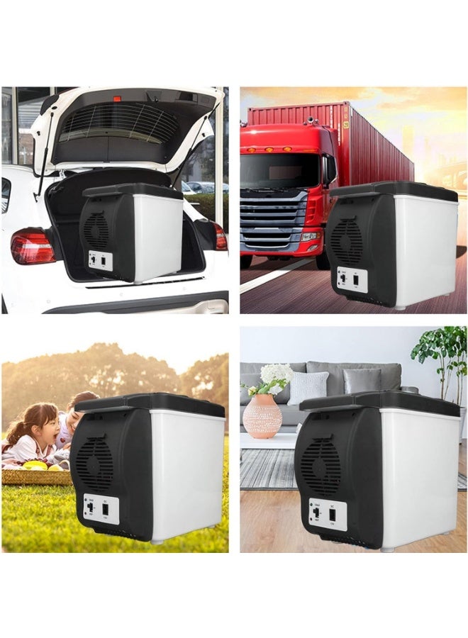 12V car refrigerator, a portable cooling and heating unit with a 6-liter capacity; suitable for RVs, home use, travel, camping, fishing, and outdoor activities. - Image 5
