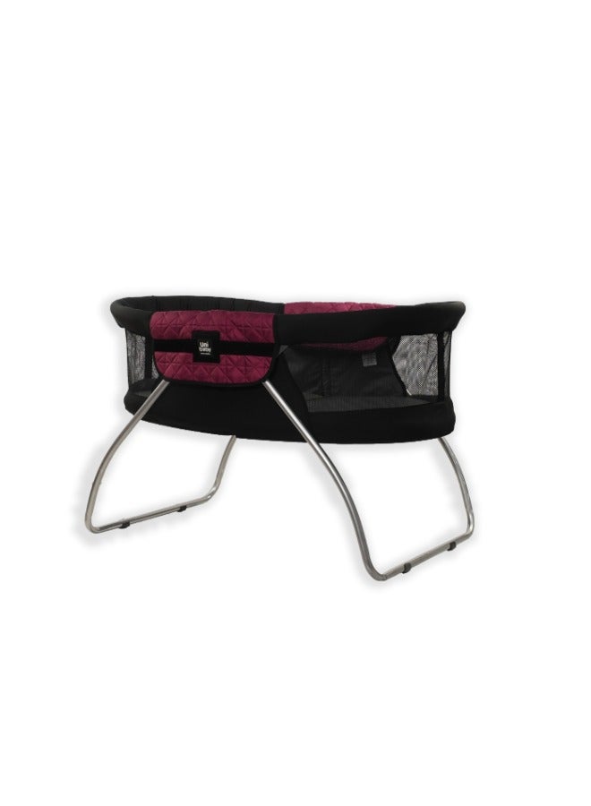 Uni baby Baby cot bed femi Burgundy - Image 3