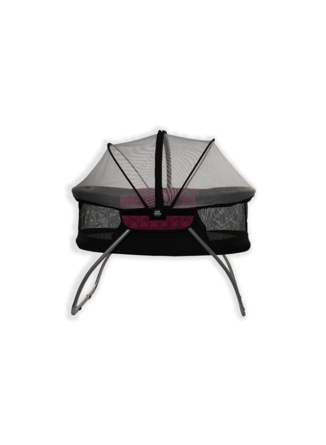 Uni baby Baby cot bed femi Burgundy - Image 2