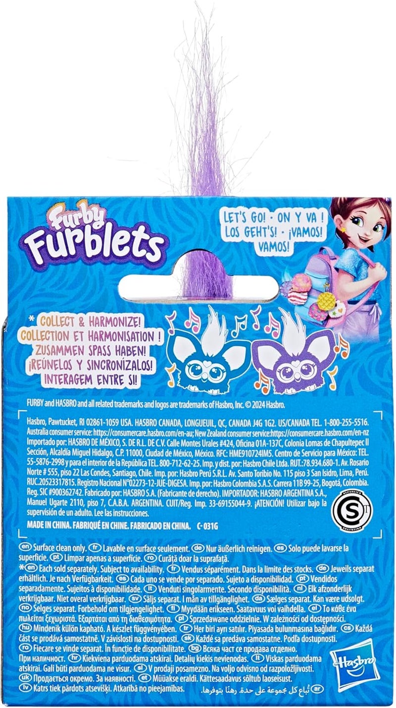 Hasbro Toys Furby Furblets Too-Koo Mini Friend - 45+ Sounds & Music, Electronic Plush Toy for Ages 6 and Up, Multicolor - Image 4