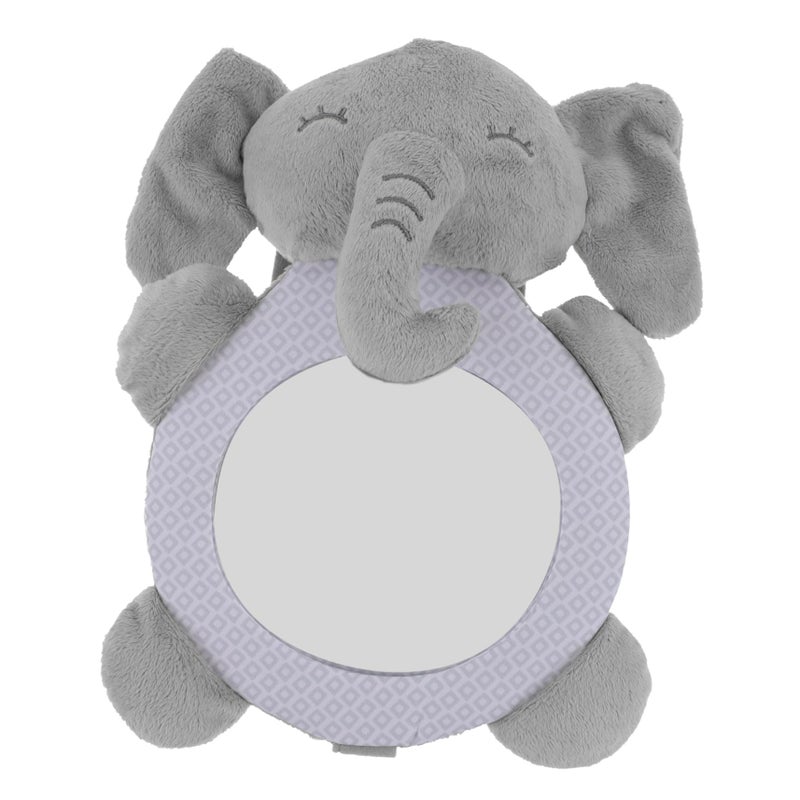 Baby Car Mirror For Rear Facing Seats Adjustable Cute Animal Design Reflection Toy - Image 2
