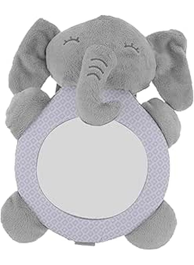 Baby Car Mirror For Rear Facing Seats Adjustable Cute Animal Design Reflection Toy - Image 1