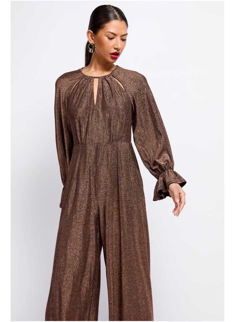 Little Mistress Cut Out Detail Jumpsuit  - Image 4