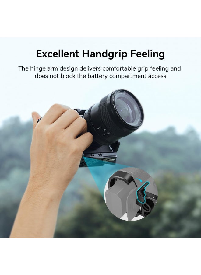 SMALLRIG SmallRig Cage Kit for Sony A7C II / A7CR with a Cable Clamp for HDMI, Full Access Vlog Making Camera Video Cage for Sony Alpha 7C II/Alpha 7CR with Hinge Arm, Built-in QR Plate for Arca - 4422  - Image 2