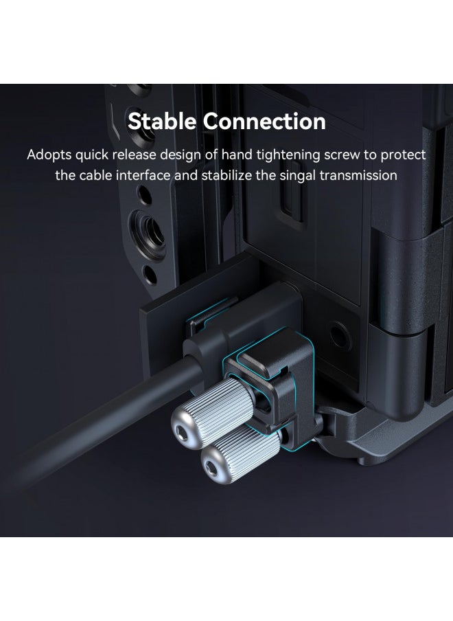 SMALLRIG SmallRig Cage Kit for Sony A7C II / A7CR with a Cable Clamp for HDMI, Full Access Vlog Making Camera Video Cage for Sony Alpha 7C II/Alpha 7CR with Hinge Arm, Built-in QR Plate for Arca - 4422  - Image 4