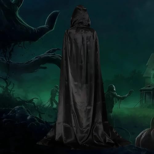 EONPOW Wizard Tunic Hooded Robe Halloween Cloak Cosplay Costumes - Image 5