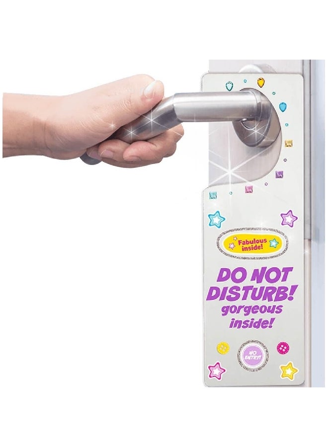 هاشتاج مجموعة 11 قطعة من علامات الابواب الأنيقة والعصرية مع ملصقات متعددة الألوان 26 × 5 × 18 سم HTMC2101 - Image 4