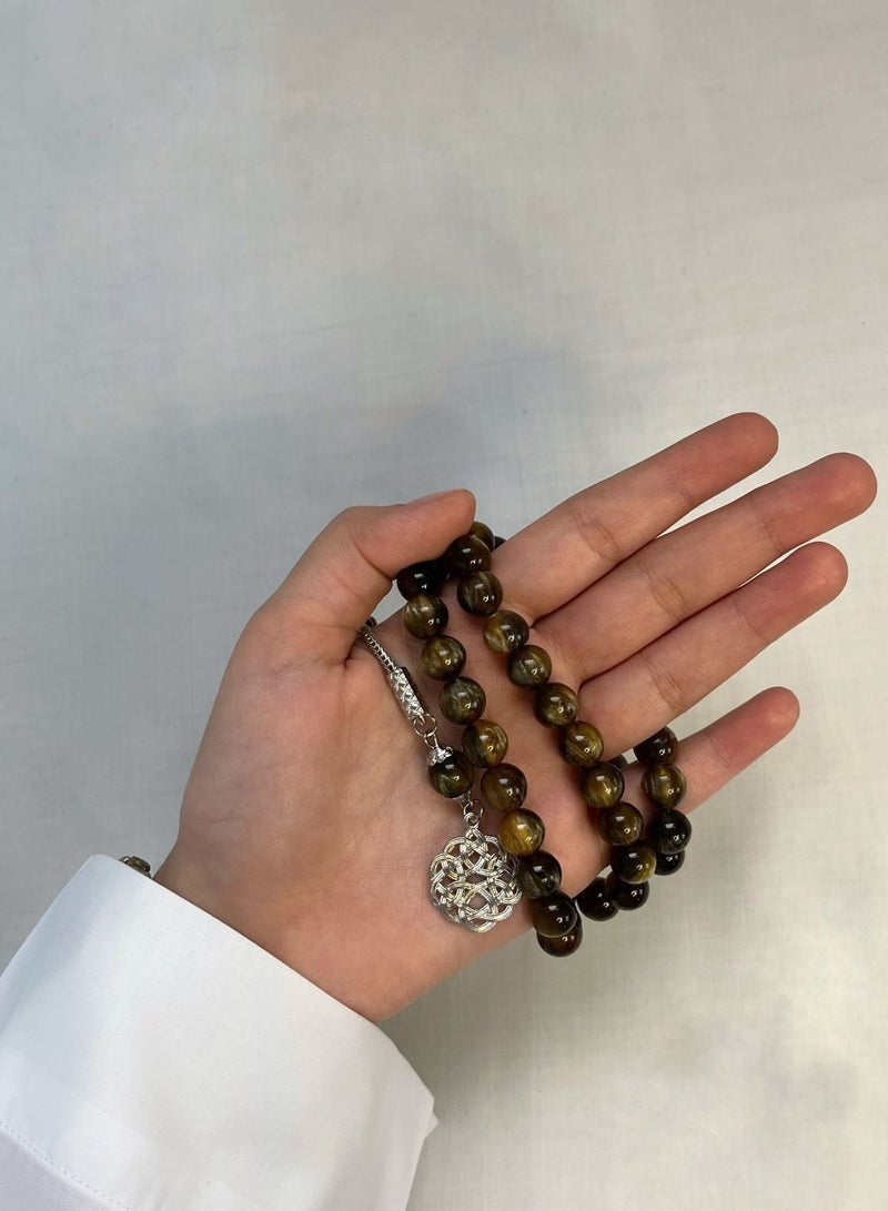 Brides The lightweight Bakelite rosary is designed for daily use. It features a comfortable and elegant design, which gives the rosary beauty and luxury. Type - Image 1
