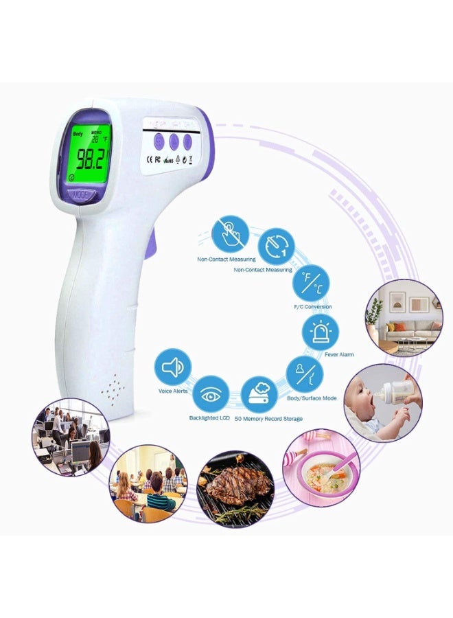 Digital Non-Contact Infrared Thermometer - Fast, Accurate & Easy-to-Use for Daily Temperature Monitoring - Image 2