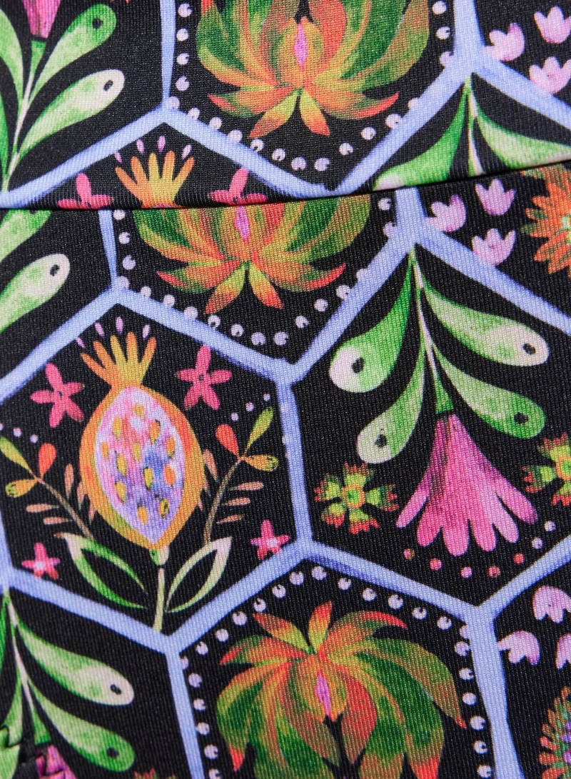 trendyol Floral Print Bikini Set