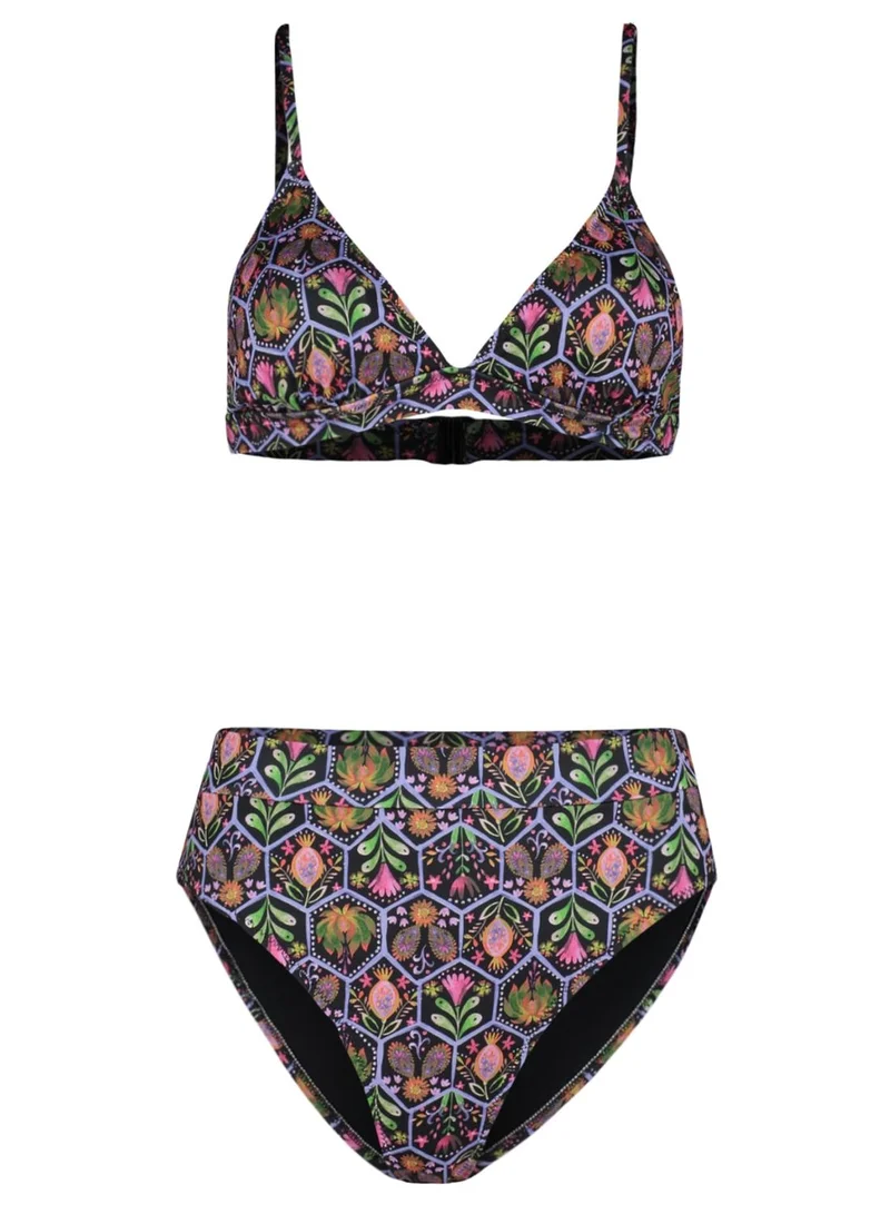 trendyol Floral Print Bikini Set