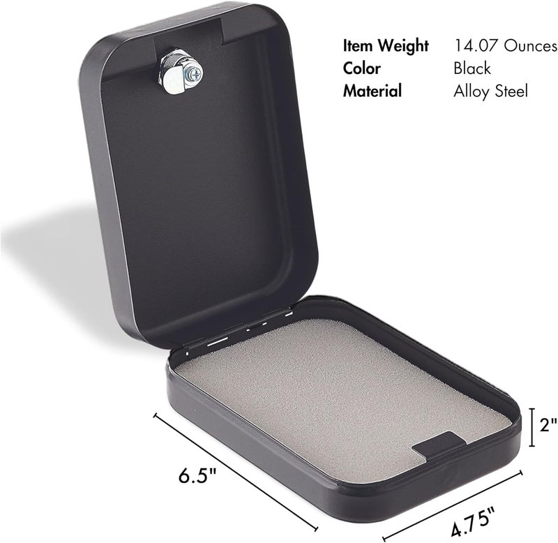 Helix Personal Locking Safe with Tether - Heavy-Duty Steel Construction - Image 4