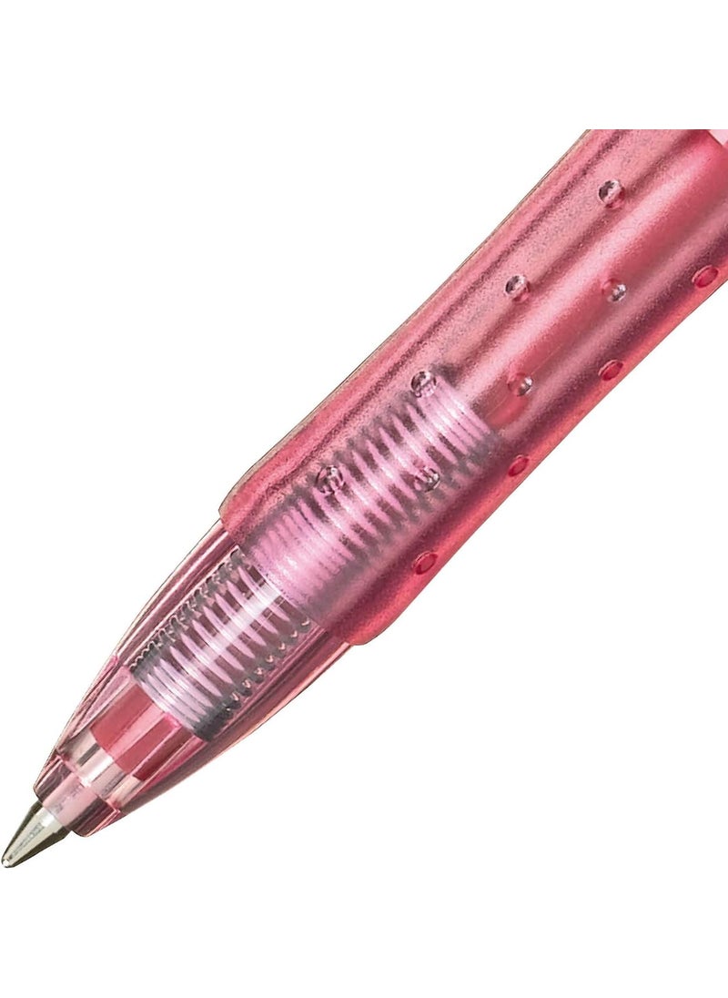 STABILO STABILO liner  Retractable Ballpoint Pen  Fine  Pack of 10  Red  - Image 3