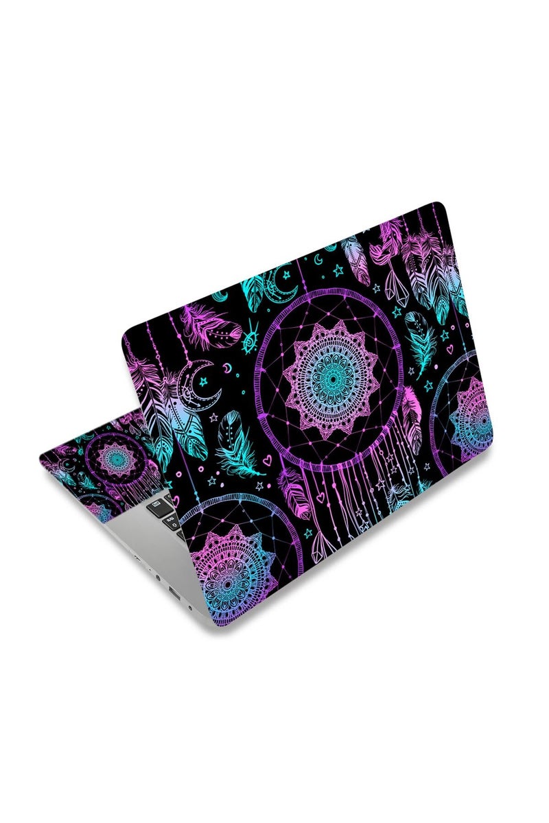 HAPPYLIVE SHOPPING Laptop Skin Sticker Decal,12" 13" 13.3" 14" 15" 15.4" 15.6" Laptop Skin Sticker Protector Cover for Toshiba Hp Samsung Dell Apple Acer Leonovo Sony Asus Laptop Notebook (Dream Catcher) - Image 1