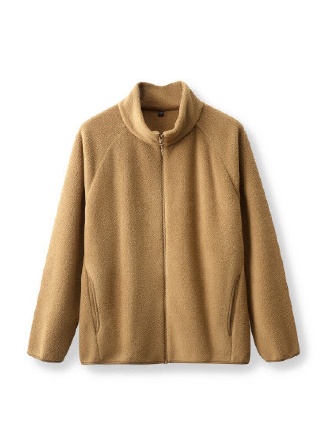 Flying in the snow Multi-color Versatile Casual Short Fleece Jacket 2025 Autumn/winter Urban Minimalist - Image 1