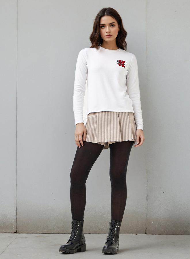 SP Characters Kuromi Embroidered T-shirt - Image 2