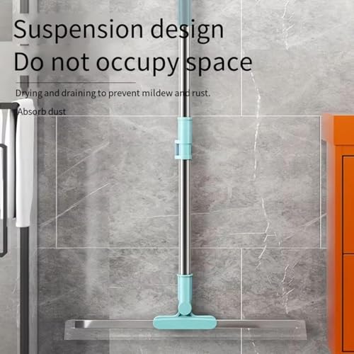 Azaria Multifunctional 180° Rotating Magic Broom Sweeper Floor Wiper Mop, Silicone Broom for Bathroom, Kitchen & Glass Cleaning Magic Mop for Floor, Broom & Wipers for Bathroom Floor, Wiper for Floor - Image 5