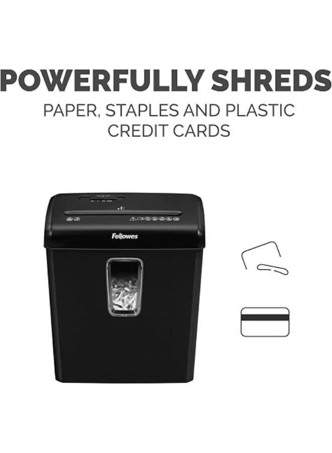 Fellowes Powershred P-30C 6-Sheet Cross-Cut Deskside Paper Shredder - Image 3