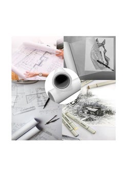 Gateway Gateway Tracing Paper Roll Translucent Smooth Extra White 53 Grams 450mm X 20Meter Sketching Tracing Paper Calligraphy Architecture Transfer Paper  - Image 2
