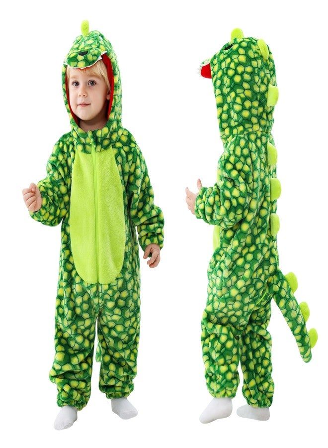 TONWHAR Baby Boy's Girl's Animal Bodysuit Infant And Toddler's Romper Jumpsuit Halloween Costume Partywear(5Y,Speckled Dino) - Image 1