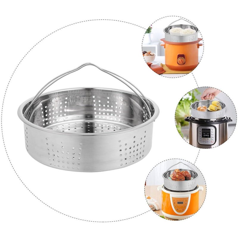 304 Stainless Steel Steamer Basket 22 5cm Round Multi Layer Rack Rice Cooker Compatible - Image 4