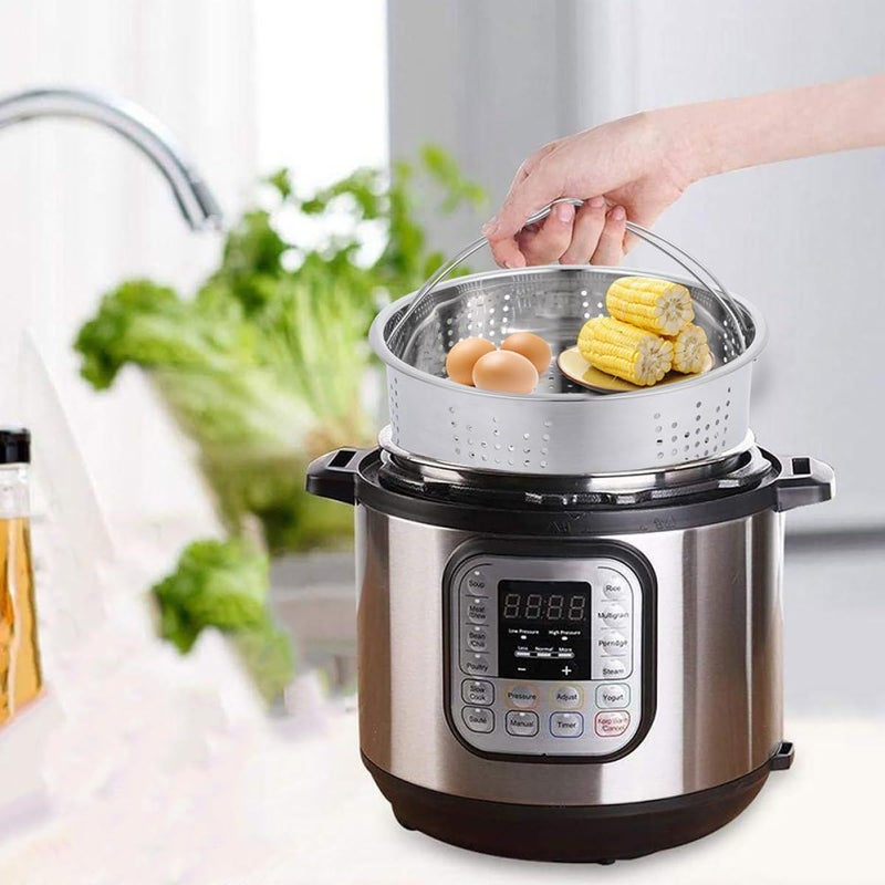 304 Stainless Steel Steamer Basket 22 5cm Round Multi Layer Rack Rice Cooker Compatible - Image 5