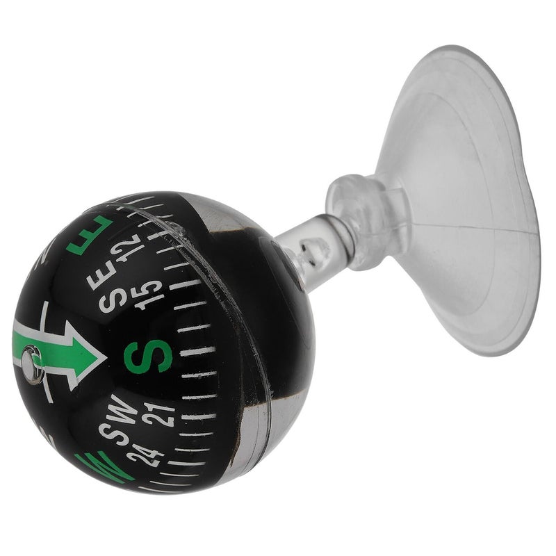 Car Dashboard Compass Ball with 38mm Suction Cup Portable Navigation Guide - Image 2