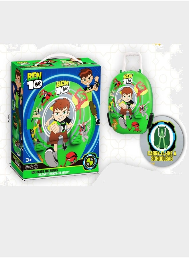 Block Bag BEN 10 Bag with 56 Pcs Building Blocks - BEN 10  Case Bag  - Image 3