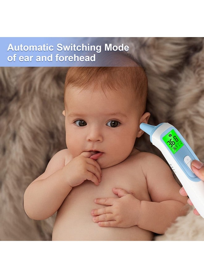 ELERA Ear Thermometer For Baby Elera Infrared Thermometer With Automatic Switching Mode Of Ear & Forehead 1S Measurement 4 Color Backlight Display With Fever Indicator - Image 3